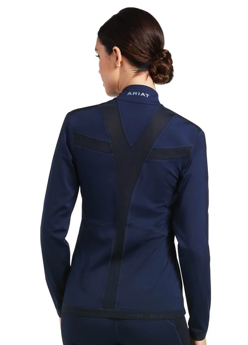 Ariat Ascent Full Zip - Navy 2 Ariat Ascent Full Zip - Navy - Image 2