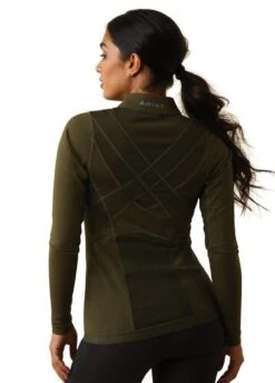 Ariat Ascent 1/4 Zip Baselayer - Relic -Ridingwear Sales Store ariat ascent ls relic 3rdy