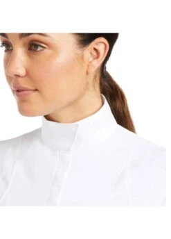 Ariat Auburn L/S Show Shirt - White -Ridingwear Sales Store ariat auburn show shirt white 3rdy