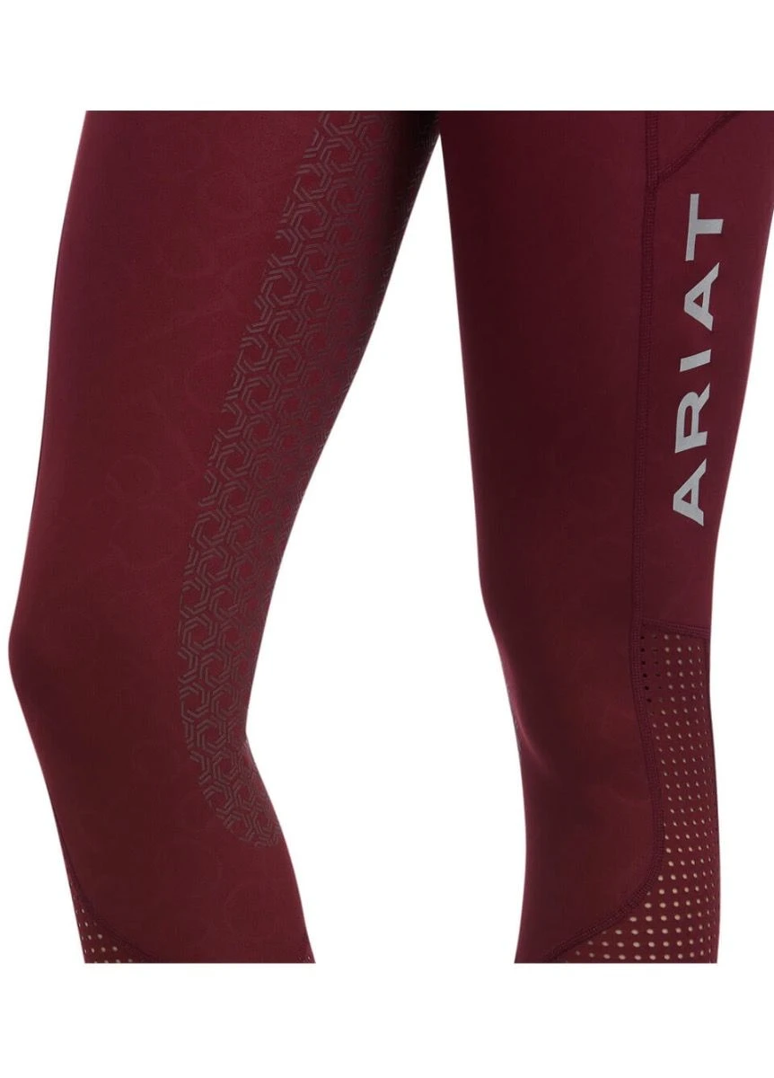 Ariat EOS Full Seat Tights - Zinfandel Bit Print 3 Ariat EOS Full Seat Tights - Zinfandel Bit Print - Image 3