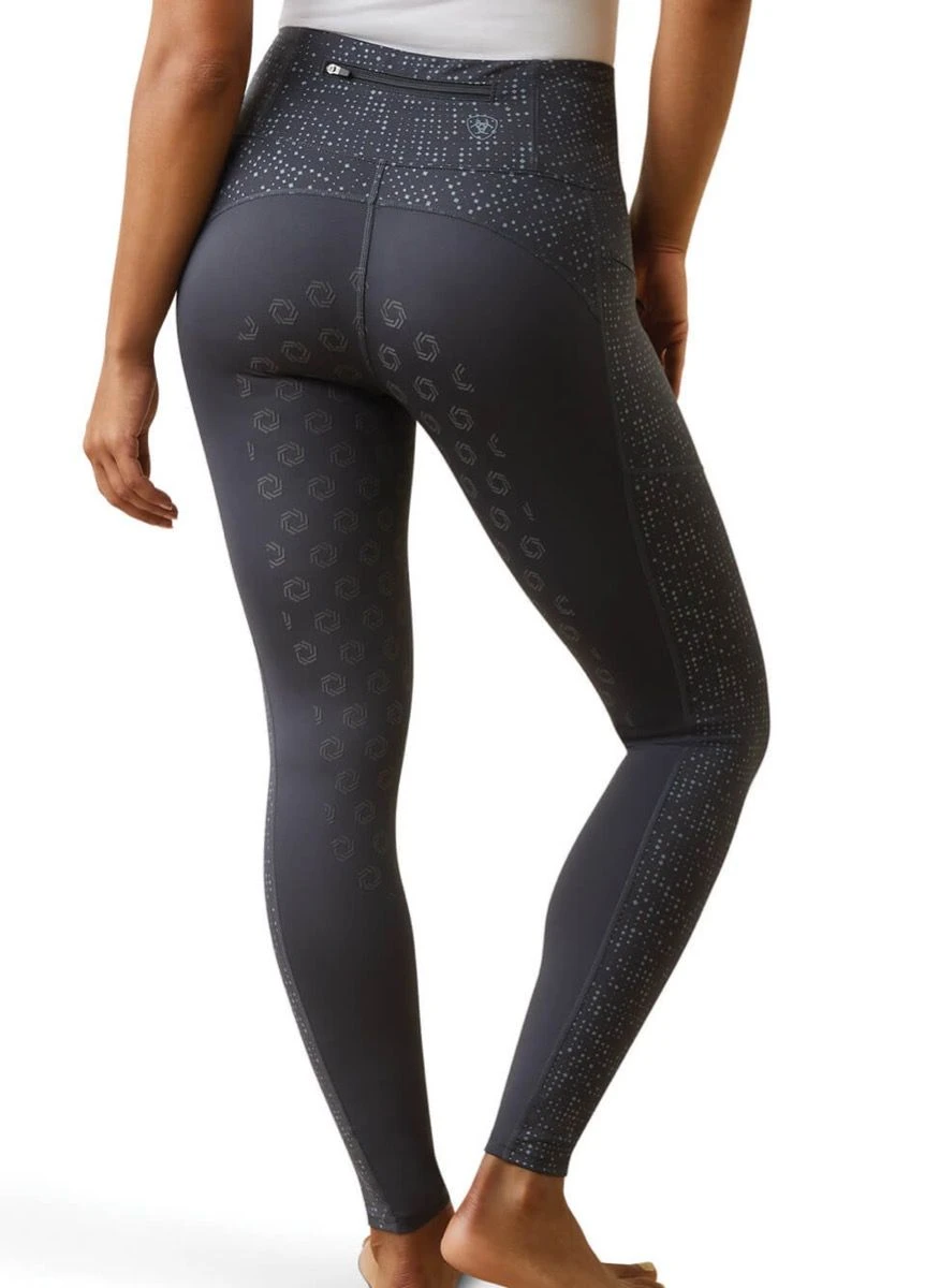 Ariat EOS Lumina Full Seat Tights - Ebony 2 Ariat EOS Lumina Full Seat Tights - Ebony - Image 2