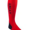 Ariat Performance Socks - Red/Navy