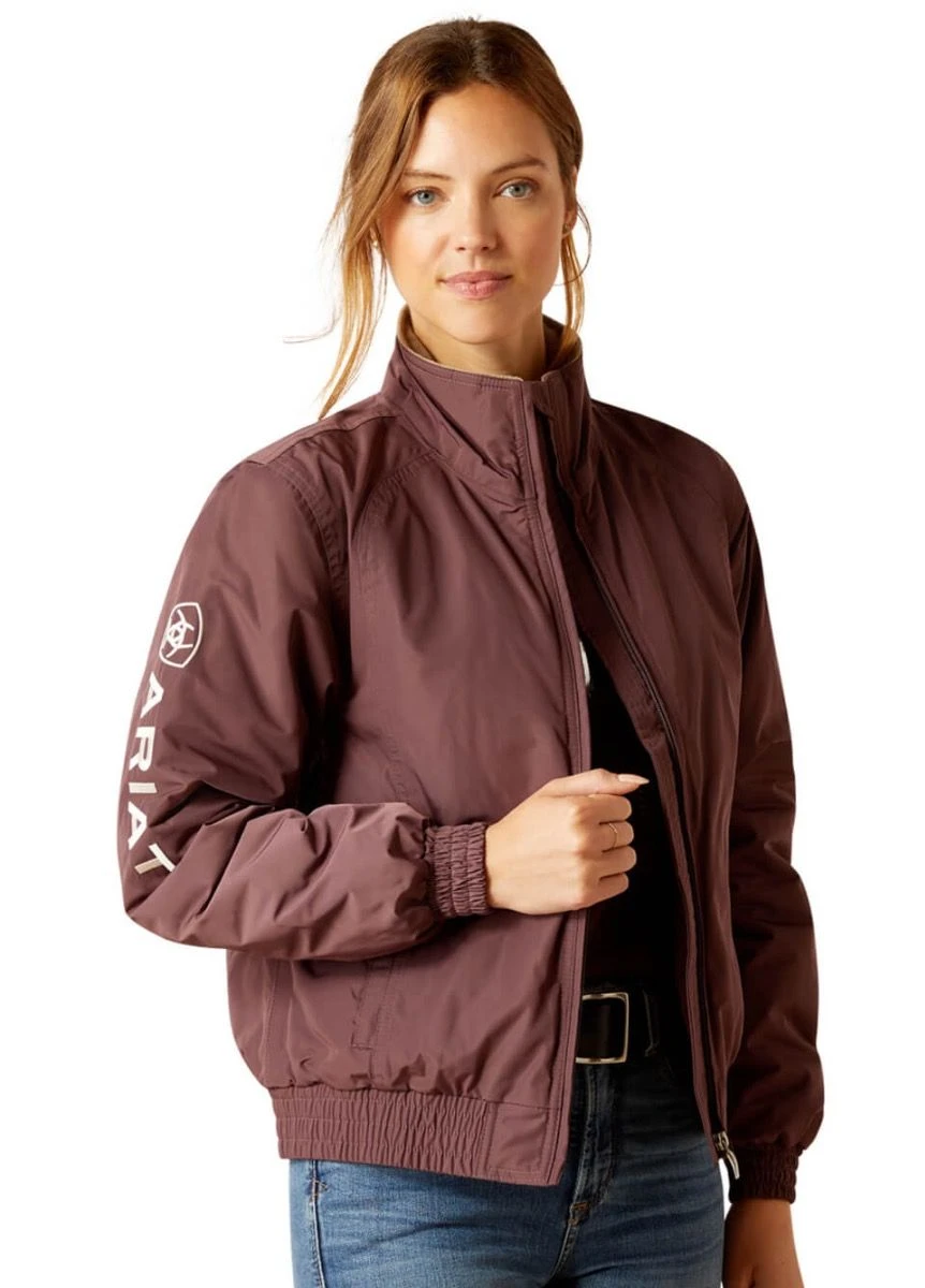 Ariat Women's Insulated Stable Jacket - Huckleberry 1 Ariat Women's Insulated Stable Jacket - Huckleberry