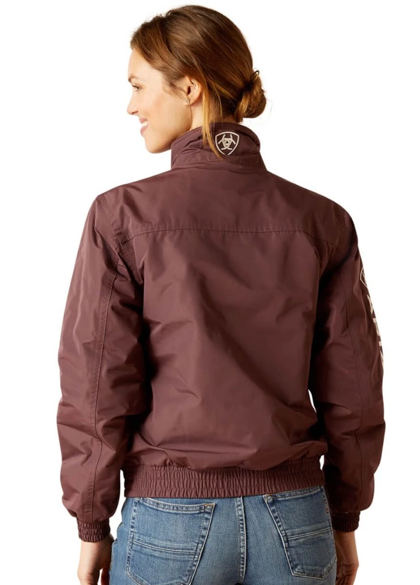 Ariat Women's Insulated Stable Jacket - Huckleberry 2 Ariat Women's Insulated Stable Jacket - Huckleberry - Image 2