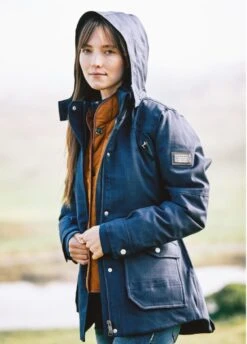 Ariat Sterling Parka - Navy Heather -Ridingwear Sales Store ariat sterling parka navy 3rdy