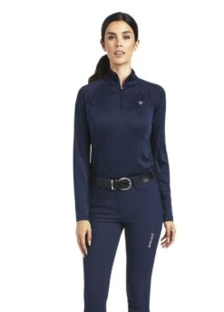 Ariat Sunstopper 2.0 1/4 Zip Baselayer - Navy 7 Ariat Sunstopper 2.0 1/4 Zip Baselayer - Navy -Ridingwear Sales Store ariat sunstopper navy 4rdy