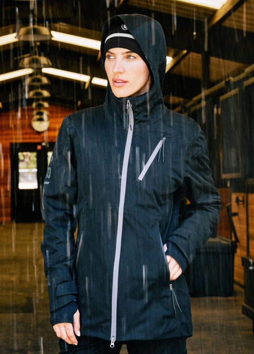 Ariat Venture Waterproof Jacket - Black 3 Ariat Venture Waterproof Jacket - Black - Image 3