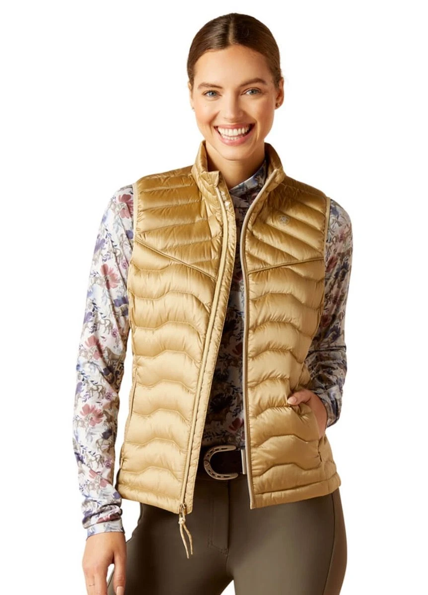 Ariat Ideal Down Gilet - Fields Of Rye 1 Ariat Ideal Down Gilet - Fields Of Rye