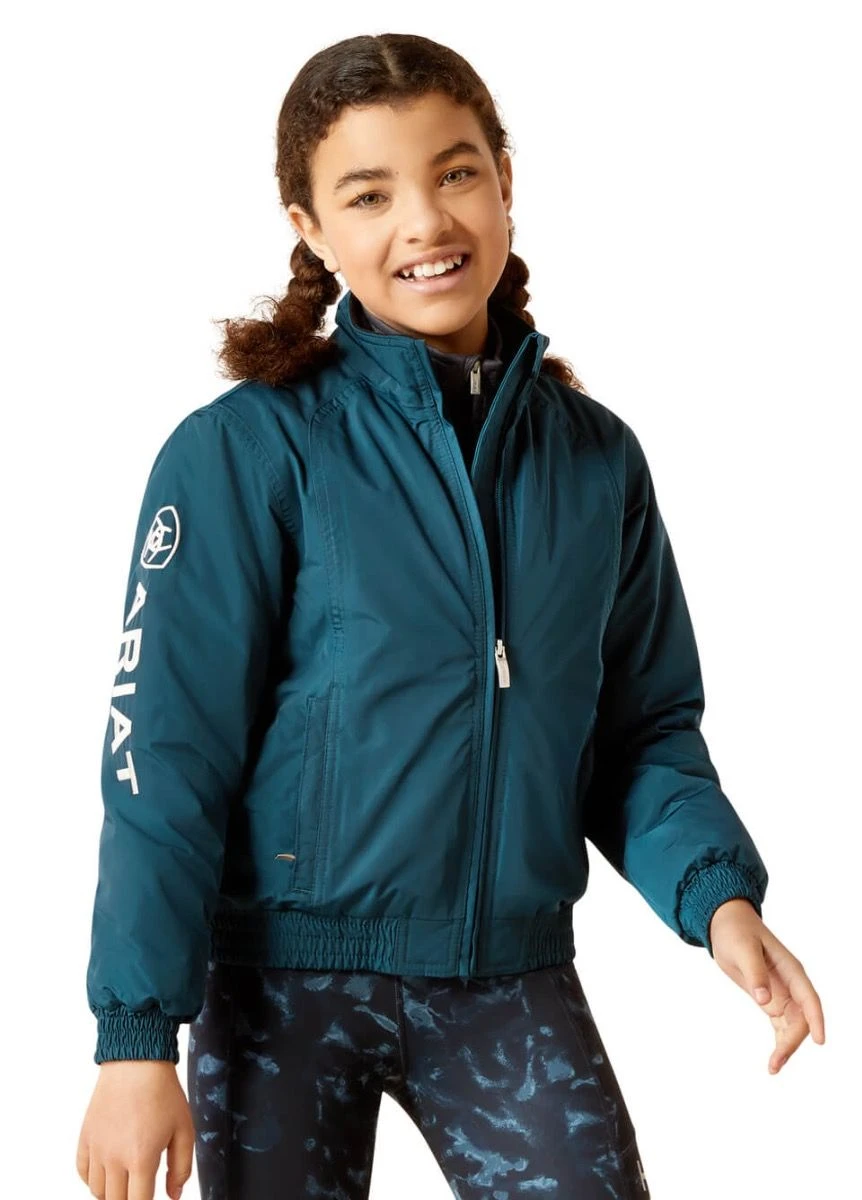 Ariat Youth Stable Jacket - Reflecting Pond 1 Ariat Youth Stable Jacket - Reflecting Pond