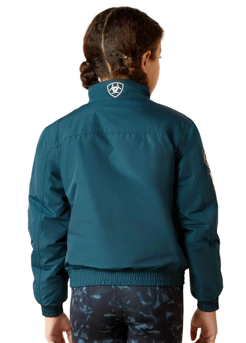 Ariat Youth Stable Jacket - Reflecting Pond 2 Ariat Youth Stable Jacket - Reflecting Pond - Image 2