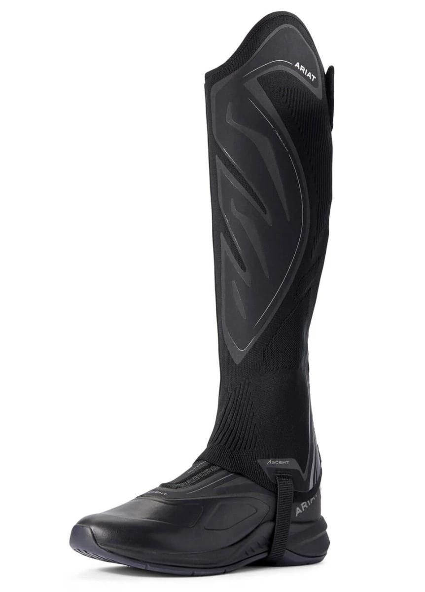 Ariat Ascent Half Chaps - Black 3 Ariat Ascent Half Chaps - Black - Image 3