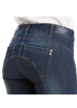 Ariat Halo Denim Full Seat Breech - Marine -Ridingwear Sales Store ariathalomarine5rdy
