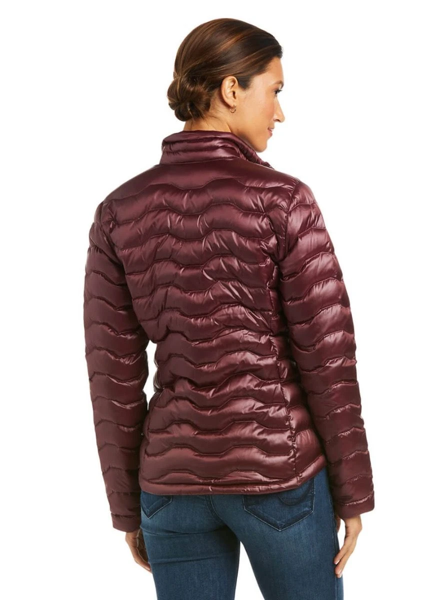Ariat Ideal 3.0 Down Jacket - Windsor Wine 2 Ariat Ideal 3.0 Down Jacket - Windsor Wine - Image 2