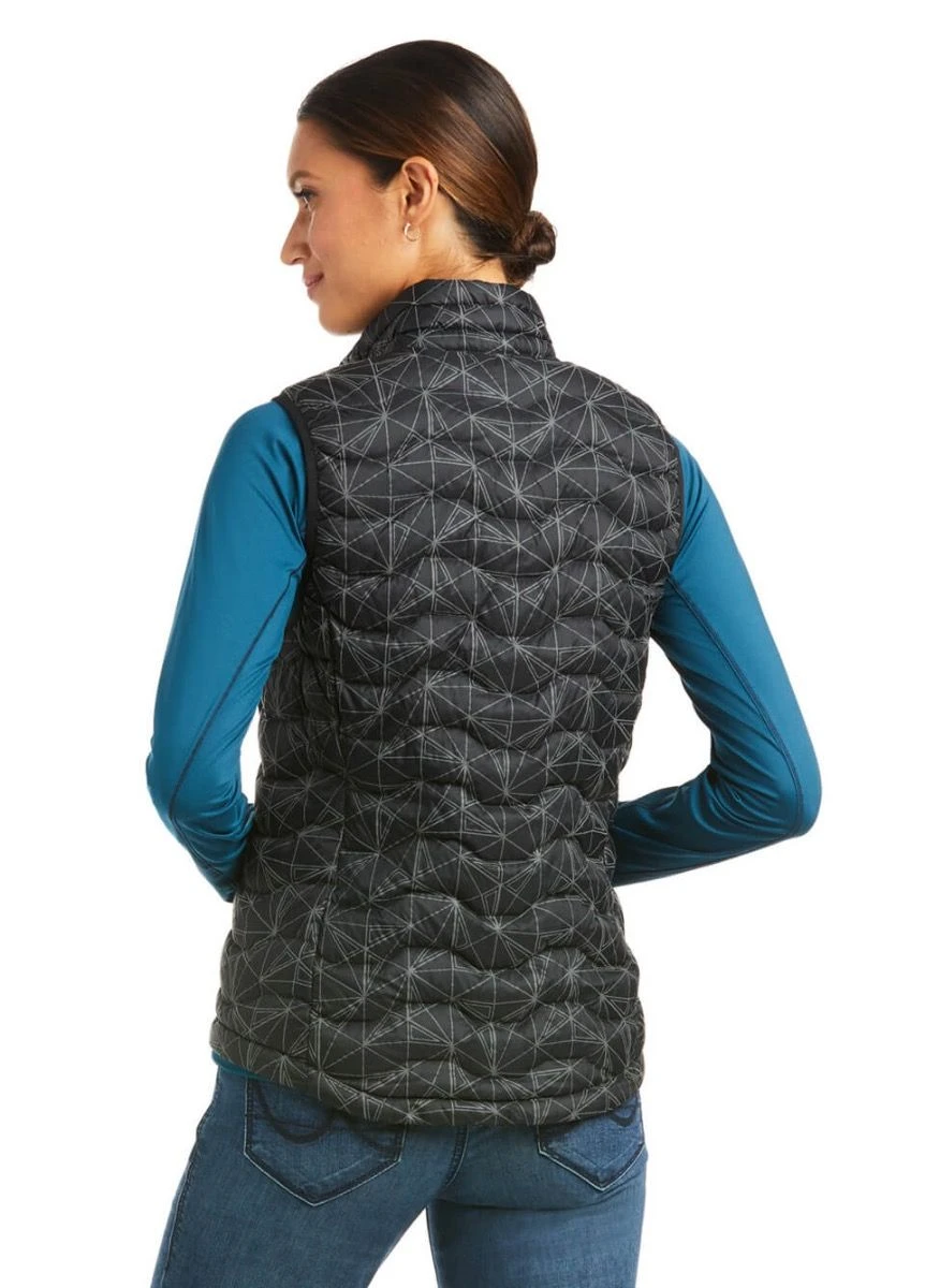 Ariat Womens Ideal 3.0 Reflective Vest - Black 2 Ariat Womens Ideal 3.0 Reflective Vest - Black - Image 2