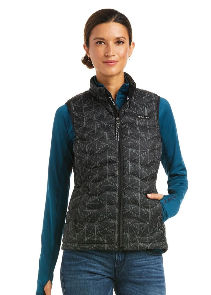 Ariat Womens Ideal 3.0 Reflective Vest - Black 1 Ariat Womens Ideal 3.0 Reflective Vest - Black