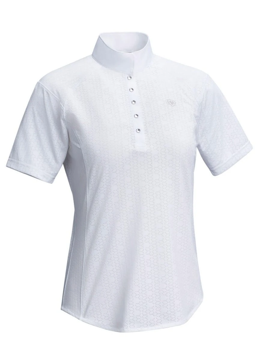 Ariat Showstopper 3.0 Show Shirt - White 3 Ariat Showstopper 3.0 Show Shirt - White - Image 3
