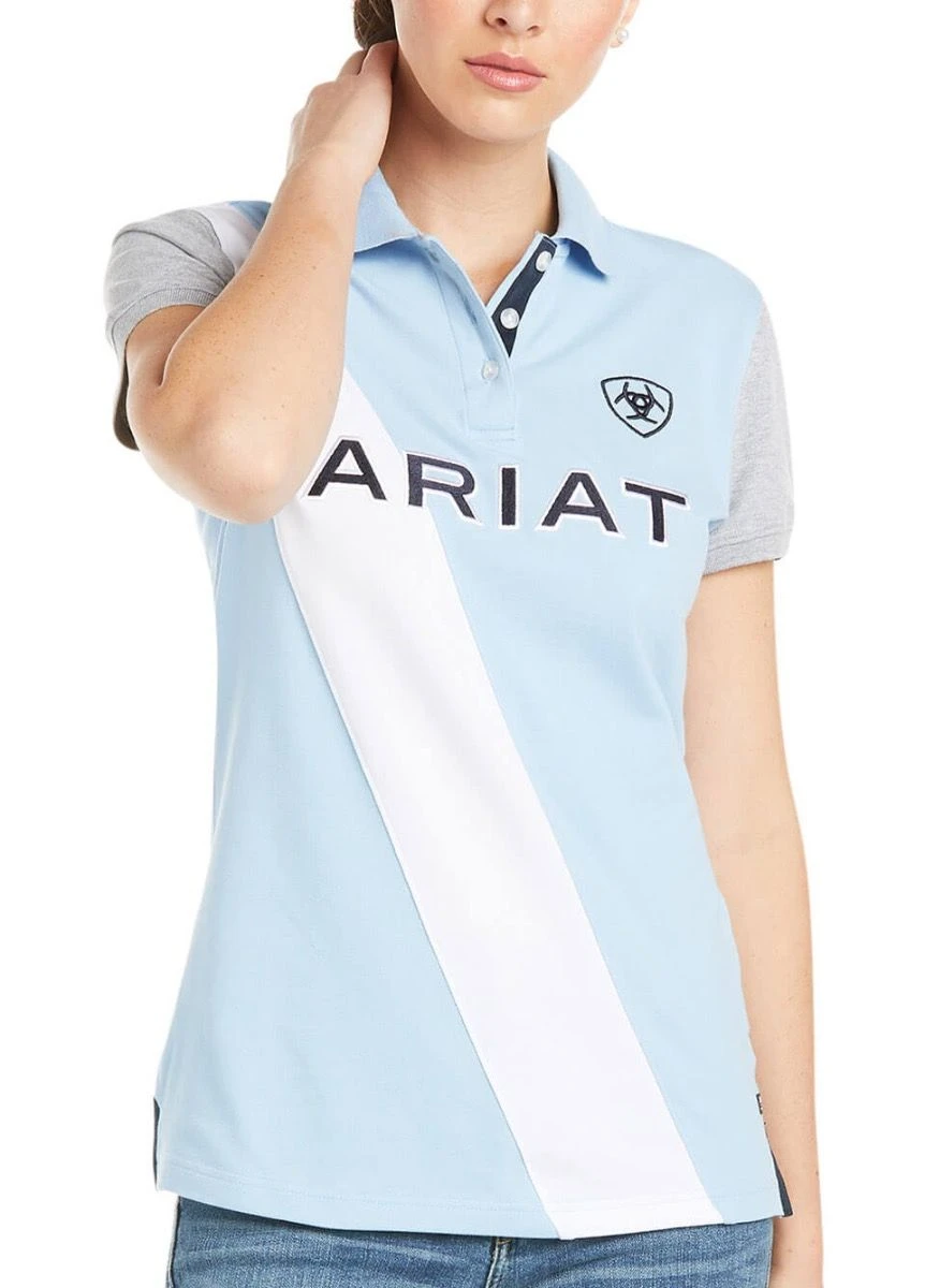Ariat Taryn Polo - Blue Bell 1 Ariat Taryn Polo - Blue Bell
