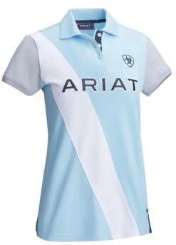 Ariat Taryn Polo - Blue Bell 5 Ariat Taryn Polo - Blue Bell -Ridingwear Sales Store ariattarynbluebellrdy