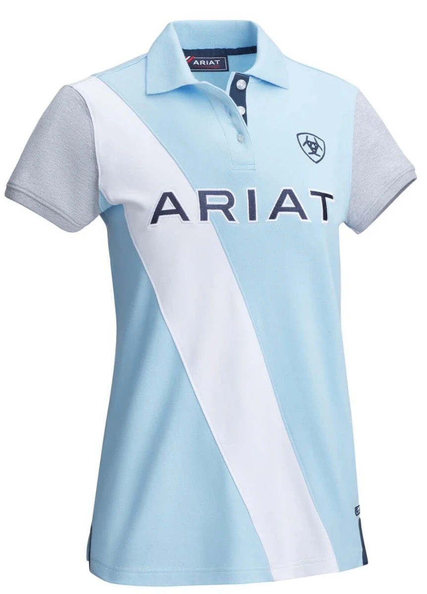Ariat Taryn Polo - Blue Bell 3 Ariat Taryn Polo - Blue Bell - Image 3