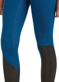 Ariat Kids EOS Full Seat Tights - Blue Opal -Ridingwear Sales Store ariatyouthblue3rdy