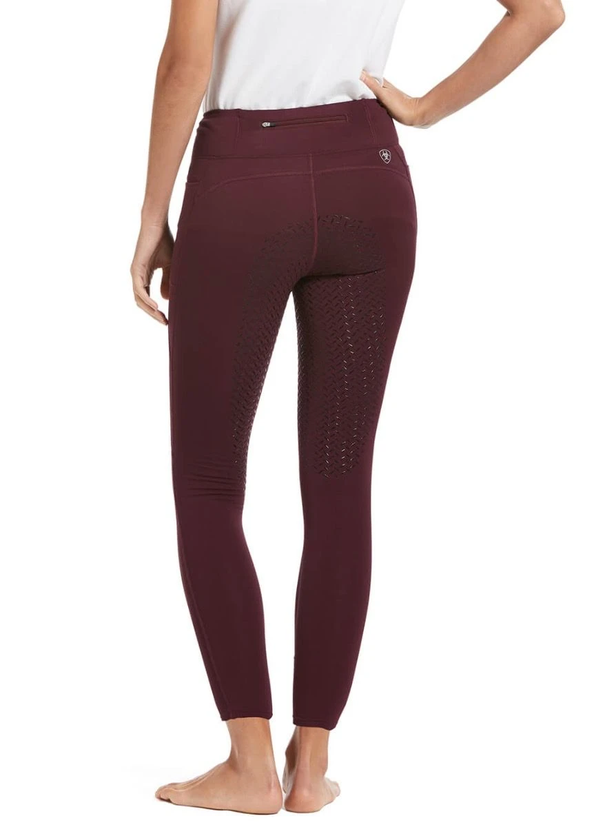 Ariat Attain Thermal Full Seat Tights - Winetasting 2 Ariat Attain Thermal Full Seat Tights - Winetasting - Image 2