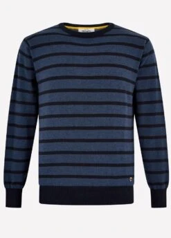 Dubarry Mens Avondale Sweater - Navy Multi -Ridingwear Sales Store avondale3