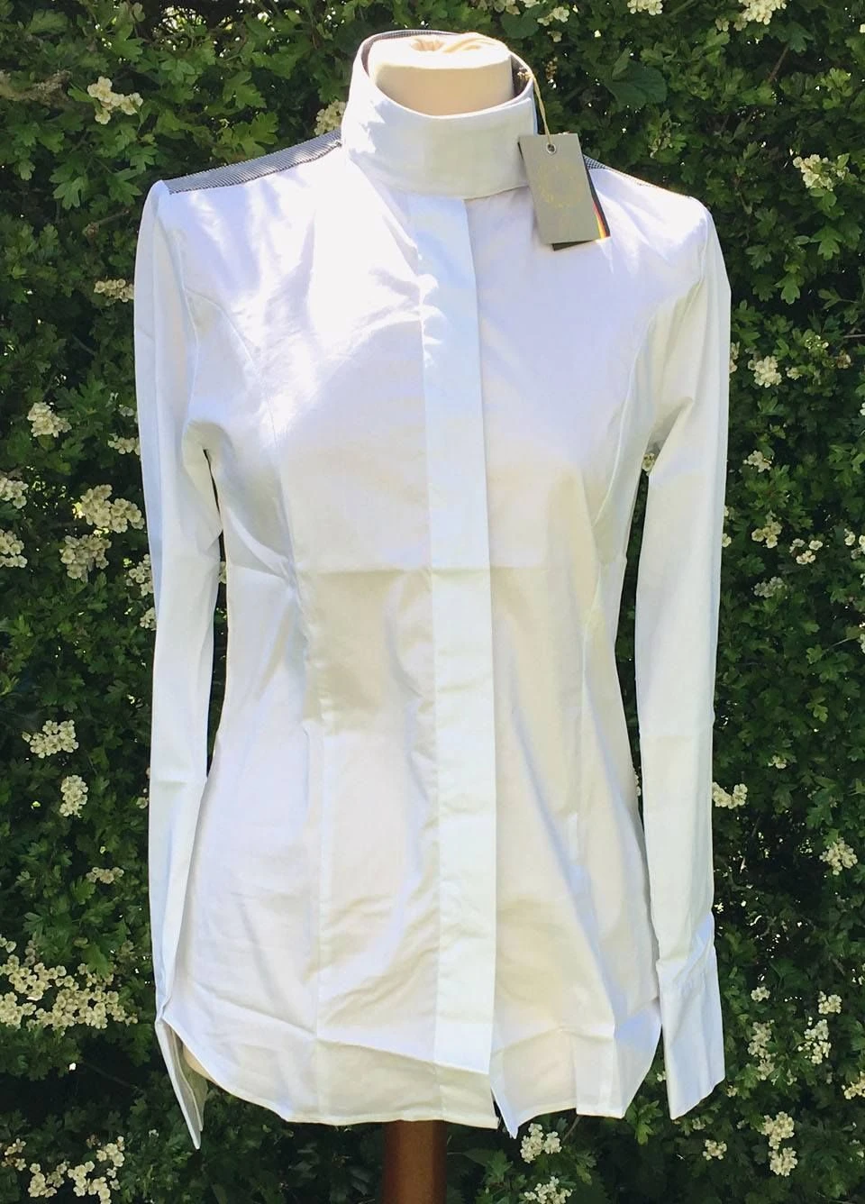 Pessoa Ladies Bahia Competition Shirt - White 1 Pessoa Ladies Bahia Competition Shirt - White