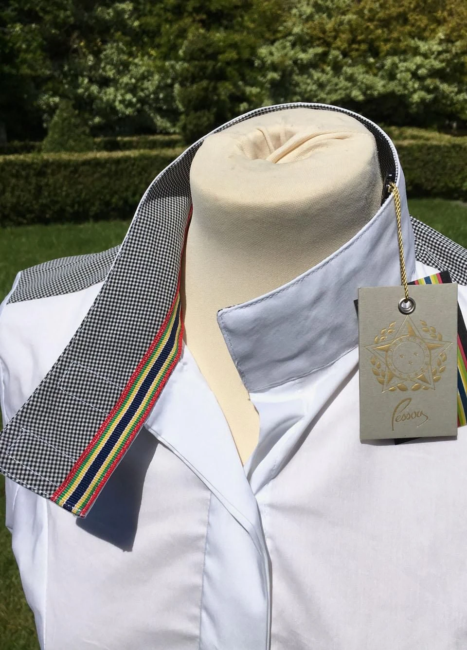 Pessoa Ladies Bahia Competition Shirt - White 2 Pessoa Ladies Bahia Competition Shirt - White - Image 2