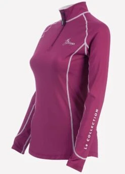 LeMieux Base Layer - Plum -Ridingwear Sales Store baselayerplum4rdy