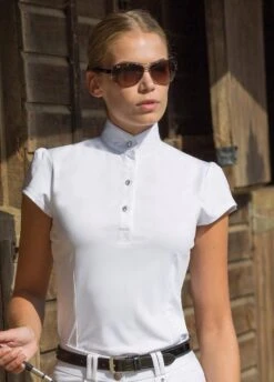 Equetech Womens Bella Competition Shirt - White