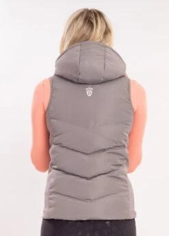 Blackfort Equestrian Puffa Hooded Gilet - Grey/Silver 5 Blackfort Equestrian Puffa Hooded Gilet - Grey/Silver -Ridingwear Sales Store bf puffa gilet grey 3rdy