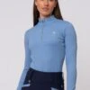 Blackfort Equestrian Cool Mesh Base Layer - Corn Blue