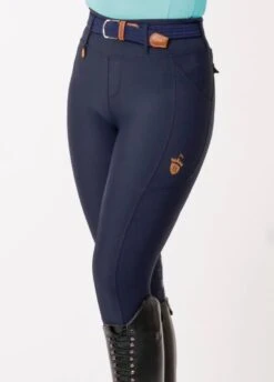 Blackfort Equestrian Riding Breggings - Navy/Rose Gold -Ridingwear Sales Store blackfort breggings navy rose 3rdy