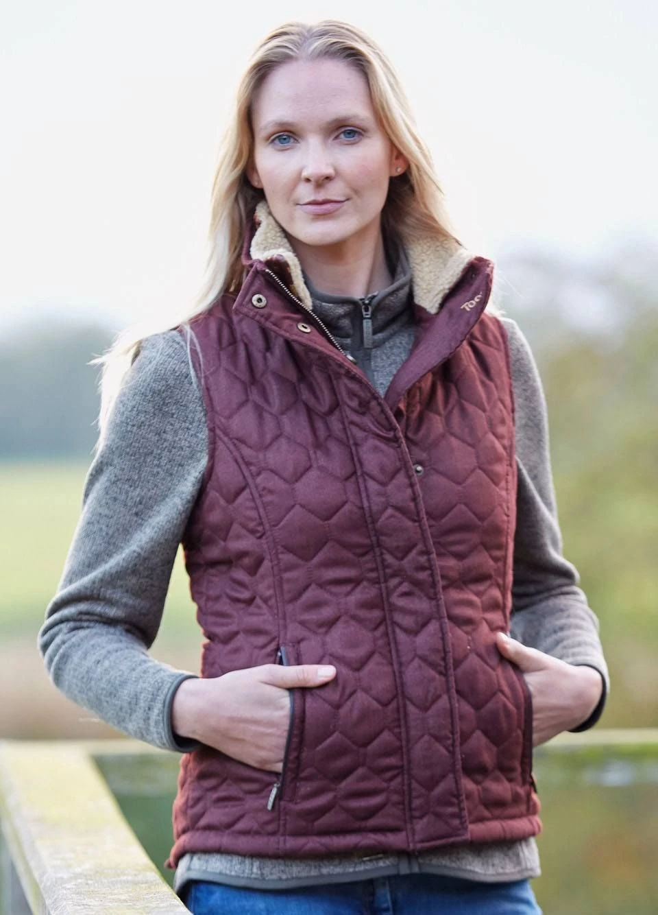 Toggi Caterina Ladies Country Gilet - Sienna 1 Toggi Caterina Ladies Country Gilet - Sienna