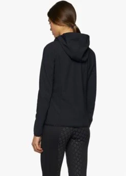 Cavalleria Toscana Jersey Softshell Jacket - Navy -Ridingwear Sales Store cavalleria toscana jersey hood softshell navy 3rdy