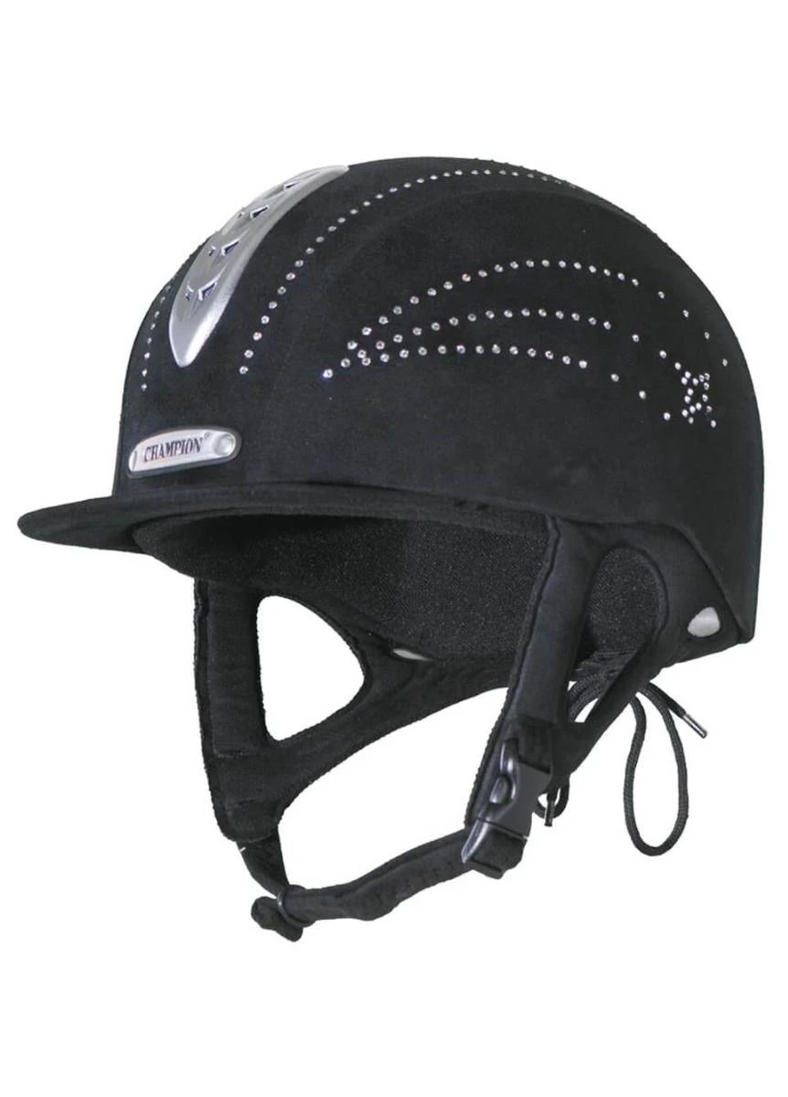 Champion Junior X-Air Star Plus Hat - Black/Crystal 1 Champion Junior X-Air Star Plus Hat - Black/Crystal