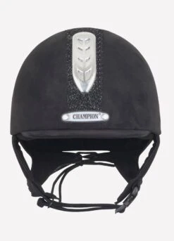Champion Junior X-Air Dazzle Plus Riding Hat - Black -Ridingwear Sales Store champion xair dazzle black3