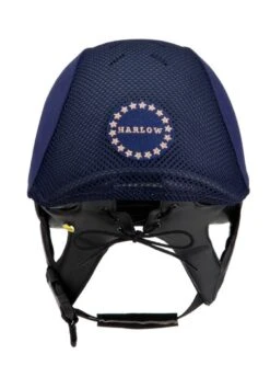 Charles Owen Harlow MS1 Pro Skull Helmet - Navy/Rose Gold -Ridingwear Sales Store charles owen harlow navy rose 3rdy