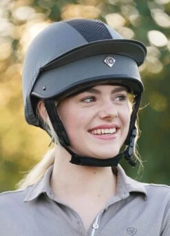 Charles Owen This Esme MS1 Pro Jockey Skull - Graphite/Rose Gold -Ridingwear Sales Store charles owen thisesme graphite rose 4rdy