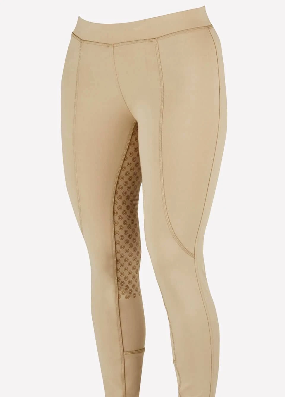 Dublin Performance Cool It Gel Riding Tights - Beige 4 Dublin Performance Cool It Gel Riding Tights - Beige - Image 4