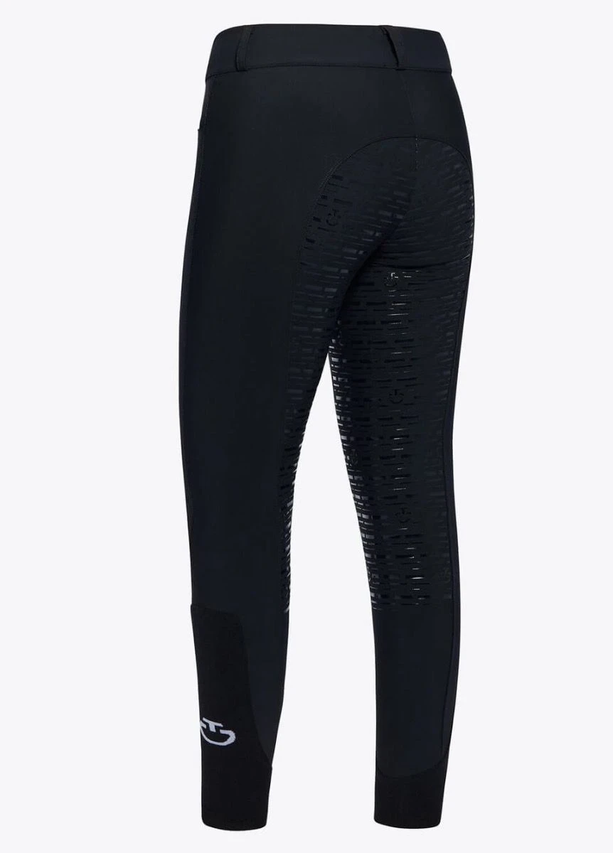 Cavalleria Toscana Academy Jersey Grip Breeches - Black 2 Cavalleria Toscana Academy Jersey Grip Breeches - Black - Image 2