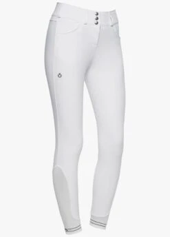 Cavalleria Toscana High Waist Full Seat Breeches - White