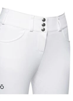 Cavalleria Toscana High Waist Full Seat Breeches - White 7 Cavalleria Toscana High Waist Full Seat Breeches - White -Ridingwear Sales Store ct high breech white 4rdy