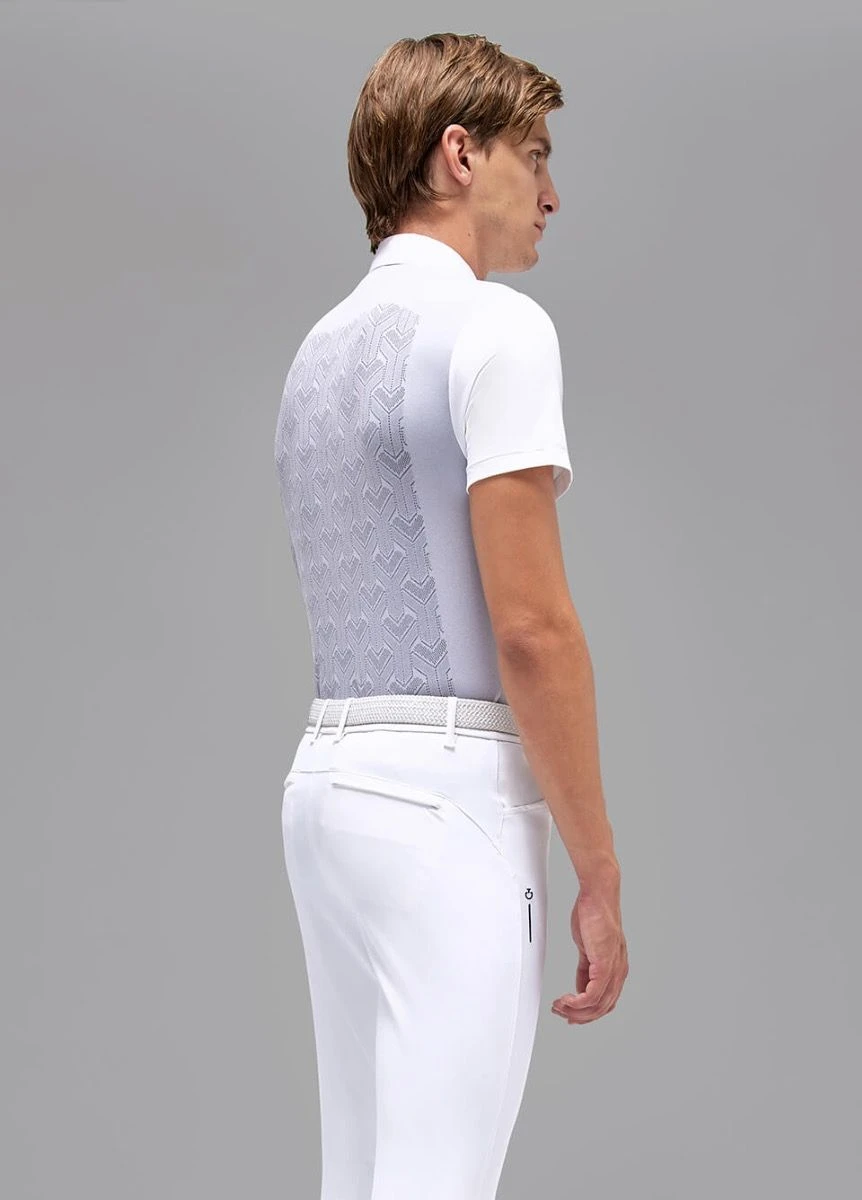 Cavalleria Toscana Mens Revo Piquet Polo - White 2 Cavalleria Toscana Mens Revo Piquet Polo - White - Image 2