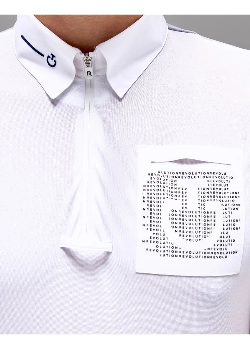 Cavalleria Toscana Mens Revo Piquet Polo - White 3 Cavalleria Toscana Mens Revo Piquet Polo - White - Image 3