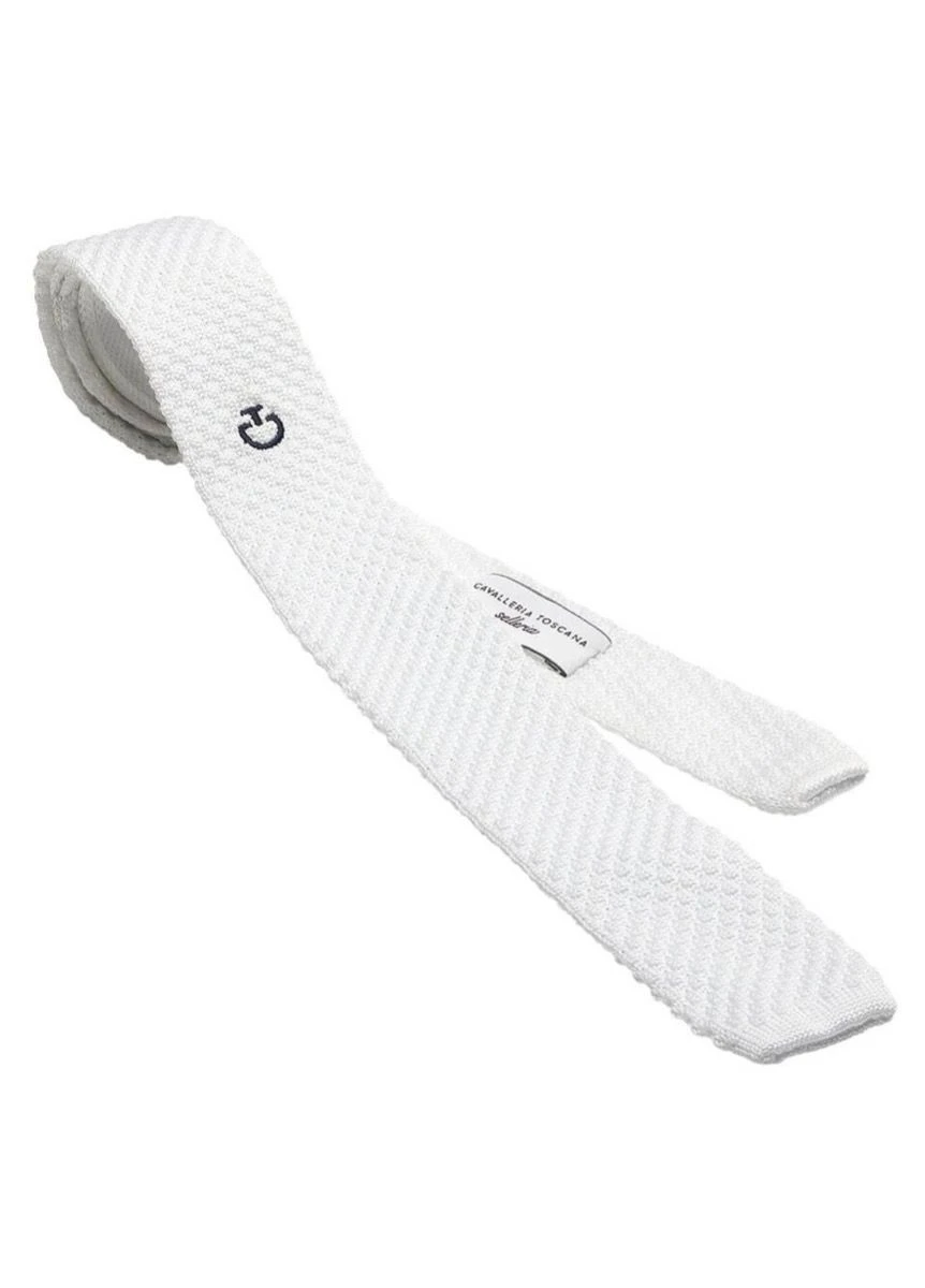 Cavalleria Toscana Mens Tie - White 1 Cavalleria Toscana Mens Tie - White