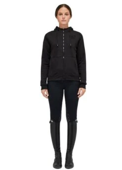 Cavalleria Toscana Orbit Zip Hoodie - Black -Ridingwear Sales Store ct orbit black 3rdy