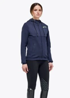 Cavalleria Toscana Pennant Piqué Hoodie - Navy