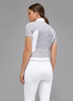 Cavalleria Toscana Revo Competition Zip Polo - Light Grey 7 Cavalleria Toscana Revo Competition Zip Polo - Light Grey -Ridingwear Sales Store ct revo comp grey 3rdy