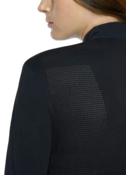 Cavalleria Toscana R-Evo Epaulet Long Sleeve Polo Shirt - Black -Ridingwear Sales Store ct revo epaulet black 4rdy